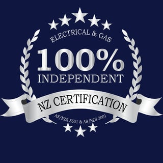 Independant-Certification Blue background